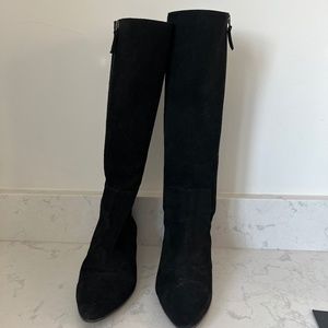 AQUATALIA tall black boot size 6 1/2